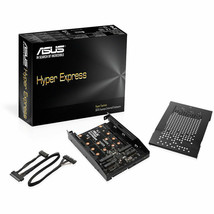 ASUS Hyper Express M.2/mSATA Enclosure 10Gb/s Interface Hardware RAID Co... - £57.87 GBP