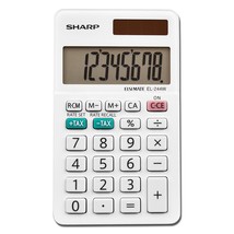 Sharp EL-244WB Business Calculator, White 2.125, 2.38 x 4.06 x 0.31 inches - $17.09