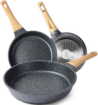 Cooking Omelette Pan Cookware Set with Heat-Resistant Handle - $215.96