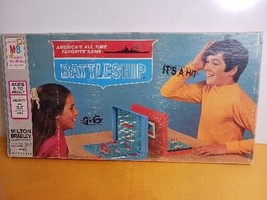 Vintage Battleship Board Game 1971 Milton Bradley 4730 Complete w/ Original Box - $19.95