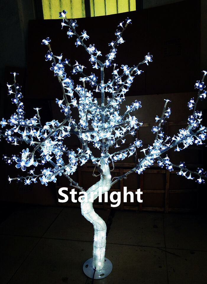 Outdoor 5ft White LED Crystal Cherry Blossom Tree Christmas Wedding Home... - $339.00