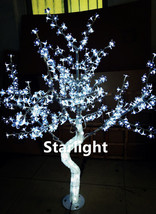 Outdoor 5ft White LED Crystal Cherry Blossom Tree Christmas Wedding Home... - £246.58 GBP