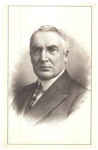 Warren Gamaliel Harding 29th President of the United States Ohio Postcard - £10.30 GBP