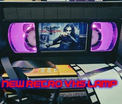 Retro VHS Lamp,The Crow Brandon Lee, Top Quality!Amazing Gift For Any Movie Fan, - £15.03 GBP