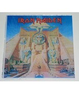Iron Maiden Powerslave Picture Image On A Glass Pane Vintage 80&#39;s 6&quot; X 6&quot; - $41.01 CAD