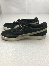 Puma Classic Plus Suede Black Sneakers Women&#39;s Size 8.5 Kg E4 - £15.46 GBP