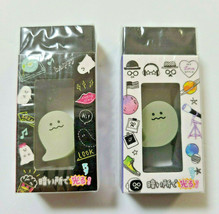 Eraser 2 pieces Cute Girl stationery glows in the dark! - £9.48 GBP