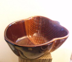 Ceramic Acorn Bowl 6.5 x 2.5&quot;  Brown Better Homes and Gardens - £11.07 GBP