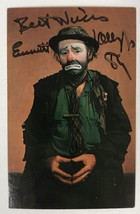 Emmett Kelly Jr. (d. 2006) Signed Autographed Vintage Photo Postcard - £27.97 GBP