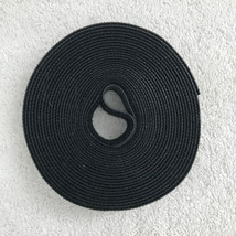 Crafters Hook &amp; Loop Black 15.2 ft Sewing Utility  3/4&quot;wide Roll Cut Strip - £4.53 GBP