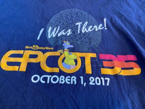 Primary image for Disney Parks Epcot 35th Anniversary Figment I Was There 2017 Tee T-Shirt Sz M