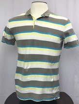Ecko Unltd. Polo Shirt Mens Sz M Medium Striped Nice! - £9.75 GBP