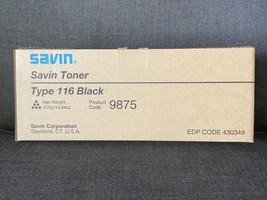 Original Ricoh Savin Lanier Genuine Toner 116 Black - $71.11