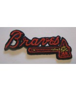 Atlanta Braves Embroidered PATCH~2 3/8&quot; x 3/4&quot;~Iron Sew On~MLB~US Ships ... - $53.43 MXN
