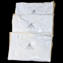 3 White Compression Shirts Mens Large Short Sleeve Crossfit MMA Wrestlin... - £27.46 GBP