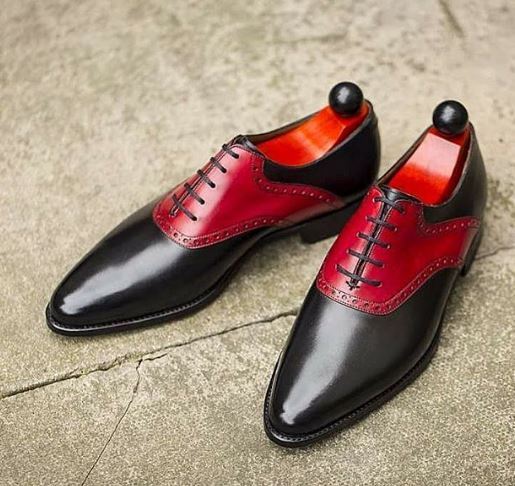 NEW Handmade New black Color Leather Shoe, Men's Wedding Fashion Slipper Shoes