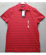 Tommy Hilfiger Polo Shirt Men&#39;s XS Multi Striped Cotton Performance Shor... - $31.70 CAD