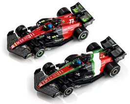 2023 AFX MegaG+ Alfa Romeo INDY F-1 Limited Edition HO Slot Car 22081 22080 PAIR - £75.93 GBP