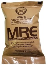 Elbow Macaroni in Tomato Sauce MRE Meal - Genuine US Military Surplus In... - £17.57 GBP