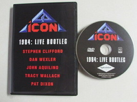 Icon: 1984 Live Concert Dvd W/NIGHT Of Crime Era Tunes! 80&#39;s Hard Rock Htf Oop - £23.45 GBP