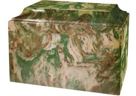 Large/Adult 225 Cubic Inch Tuscany Camo Cultured Marble Cremation Urn for Ashes - £203.01 GBP