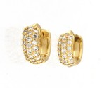 5.7mm Women&#39;s Earrings Base Metal Gold Plated 311851 - $39.00