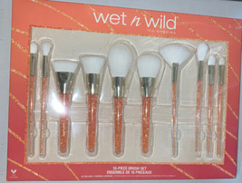 Wet N Wild Pro Brush Collection 10 Piece Makeup Brush Set Limited Editio... - $14.24
