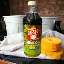 Crest-O-Mint Concentrated Oil Cleaner-Deodorant Degreaser Wintergreen, 16 oz - £7.47 GBP