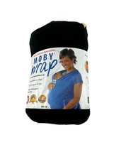 Moby Wrap Baby Infant Carrier Up to 35 Lbs Black Cotton W Instructions - £15.03 GBP