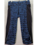 Athleta Cropped Legging Women Size XS Multi Polyester Elastic Waist Stra... - $18.49