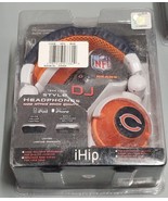 NEW SEALED iHip Chicago Bears Logo NFL DJ Style Headphones - £19.82 GBP