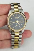 Citizen men&#39;s wristwatch watch GN-W4-S stainless steel vintage 35mm - $1,100.46 MXN