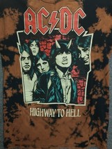 AC/DC Highway To Hell Shirt Tie Dye Mens Medium Heavy Metal - £7.65 GBP