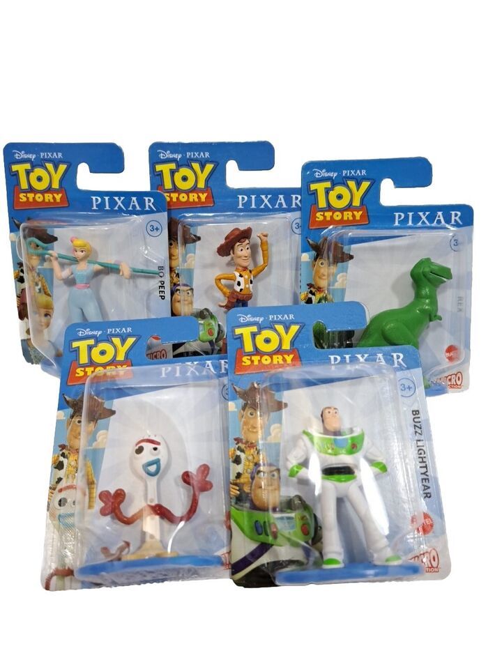 Primary image for NWT Disney Pixar Toy Story Micro Collection Figures Set of 5 Ages 3+ Cake Topper