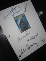 Highlander Signed Film Movie Script Screenplay X6 Autograph Christopher Lambert  - £15.98 GBP