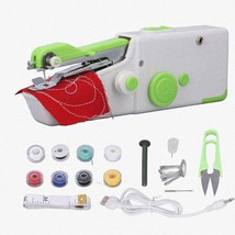 StitchMate Mini: Portable Ergonomic Handheld Sewing Machine Kit for DIY Clothes, - £37.80 GBP