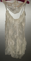 Lingerie -  White Lace Chemise by Escante Size 1X - $24.00