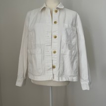 Everlane Women&#39;s The Chore Utility Jacket White Medium - $49.99