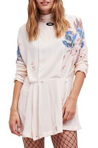 FREE PEOPLE Damen Kleid Gemma Entspannt Elegant Stilvoll Rosa Größe XS OB686064  - £50.71 GBP
