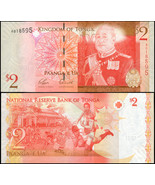 Tonga. Banknote 2 pa&#39;anga. ND (2009). Unc. Paper. Cat# P.38a - $3.77