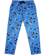 Dragon Ball Z Super Saiyan Heroes AOP Men&#39;s Light Blue Sleep Pajama Pants - £18.83 GBP