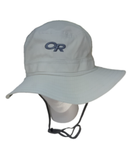 Outdoor Research Sunbriolet Sun Hat large? no size tag chin strap beige - $14.84