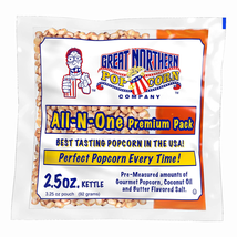 Great Northern Popcorn Premium, Popcorn Portion Packs, 2.5 Ounce (Pack of 24) - £33.50 GBP
