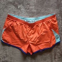 Nike Shorts Retro Jogging Style Orange Women XL Extra Large Dri-Fit Lining - £15.15 GBP