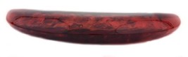 Caravan Pointed And Domed Half Moon Red Marble Resin Decorates This Large Automa - £23.98 GBP
