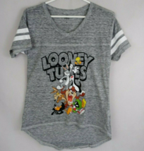 Warner Bros Looney Tunes Women&#39;s Gray T-Shirt Size Medium - $24.24