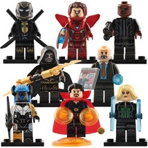 8pcs Marvel Infinity War Ronin Dr Strange Iron Man Black Widow Nick Mini... - $16.99