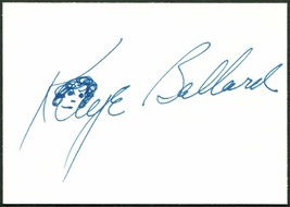 KAYE BALLARD SIGNED INDEX CARD CUT ACTRESS THE MOTHERS IN LAW DORIS DAY ... - $24.49