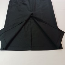 Delicia Back Zipper Women's Black Front Slit Long Skirt Sz 12 Measured Waist 30" image 8