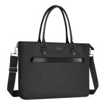 MOSISO Laptop Tote Bag (17-17.3 inch) with Front Trapezoid Pocket, Space Gray - £49.23 GBP